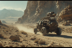 A solitary, steampunk-inspired automobile - P5.jpg