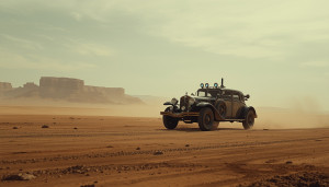 A solitary, steampunk-inspired automobile - L1.jpg