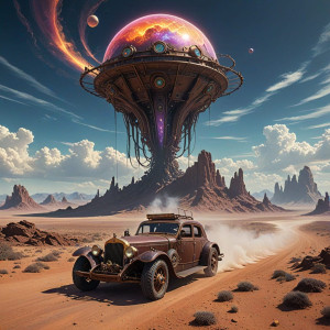A solitary, steampunk-inspired automobile - R4.jpg