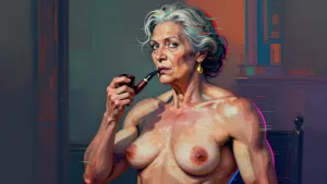 a-glitchcore-portrait-of-madame-phiep-a-muscular-older-woman-with-a-pipe-and-bare-chested-glitchcore.webp