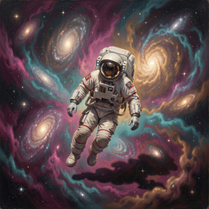 A solitary astronaut drifts through a vast, uncharted nebula, their suit reflectin.jpg