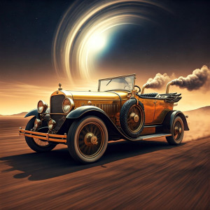 A vintage steampunk automobile, crafted from polished brass - G3.jpg