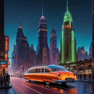 A vintage automobile, a gleaming chrome 1950s cruiser - FXL.jpg