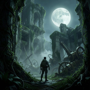 A lone explorer stands at the edge of colossal ruin - F24.jpg