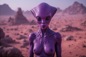 Beautiful naked alien woman purple skin - Р5.jpg