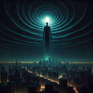 Menacing tulpa in the sky over futuristic city - П3.jpg