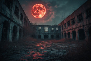 Haunted ruins of abandoned prison under blood moon - P3.jpg