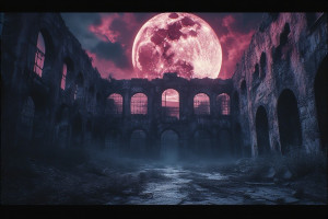 Haunted ruins of abandoned prison under blood moon - P5.jpg