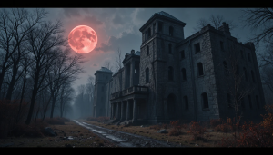 Haunted ruins of abandoned prison under blood moon - PL1.png