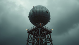 Giant nuclear bomb on top of a steel tower - L.jpg