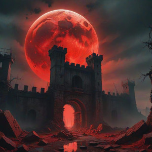 Haunted ruins of abandoned prison under blood moon - СXL.jpg