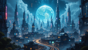 Soul of the world over futuristic city - PL1.png