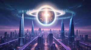 Soul of the world over futuristic city - L.jpg