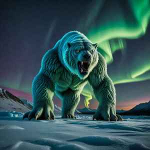 Giant Arctic monster under aurora borealis - H1.png