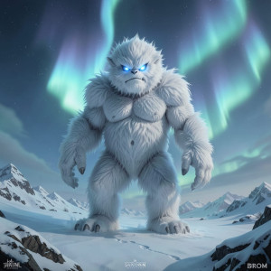 Giant Arctic monster under aurora borealis - F24.jpg