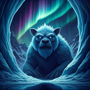 Giant Arctic monster under aurora borealis - G3.jpg