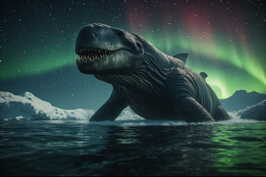Giant Arctic monster under aurora borealis - P2.jpg