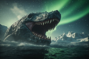 Giant Arctic monster under aurora borealis - P4.jpg