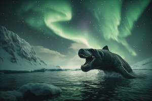 Giant Arctic monster under aurora borealis - P5.jpg