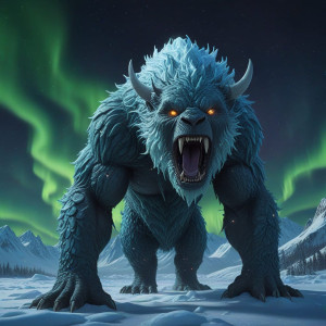 Giant Arctic monster under aurora borealis - R5.jpg