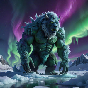 Giant Arctic monster under aurora borealis - BXL.jpg