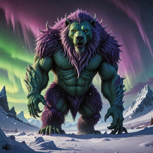 Giant Arctic monster under aurora borealis - R4.jpg