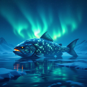 Giant Arctic monster fish under aurora borealis - H11.jpg