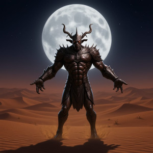 Giant menacing jinn in Arabian desert under full moon - F24B.jpg