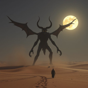 Giant menacing jinn in Arabian desert under full moon - FS.jpg