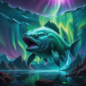 Giant Arctic monster fish under aurora borealis - СXL.jpg