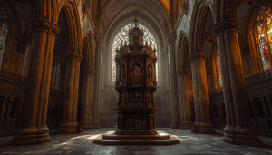 Pulpit in medieval temple - L.jpg