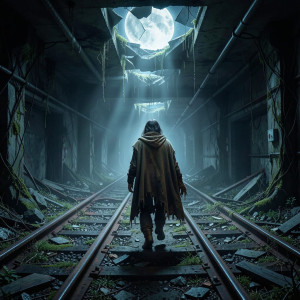 A lone explorer navigates a derelict subway station - F24.jpg