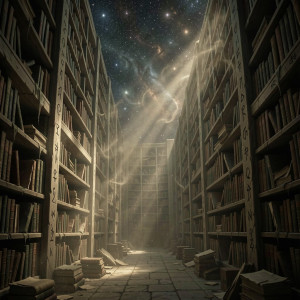 An ancient, forgotten library where the shelves stretch into an infinite.jpg