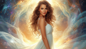 Beautiful woman stands inside portal to parallel dimension - L.jpg
