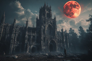 A grand, decaying gothic cathedral under blood moon - P1.jpg