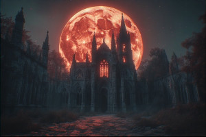 A grand, decaying gothic cathedral under blood moon - P2.jpg