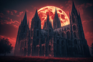 A grand, decaying gothic cathedral under blood moon - P4.jpg