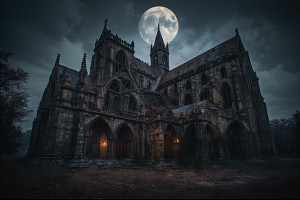 A grand, decaying gothic cathedral under blood moon - P5.jpg