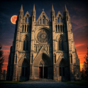 A grand, decaying gothic cathedral under blood moon - G3.jpg