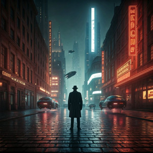 A bustling, retro-futuristic city square at midnight, filled with flying vehicles.jpg