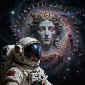 An astronaut stares into the face of an ancient deity - Z.jpg