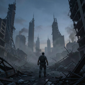 A lone survivor navigates the ruins of metropolis - F24.jpg