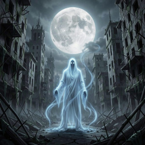 Ghost of time in abandoned haunted metropolis under full moon - F29.jpg