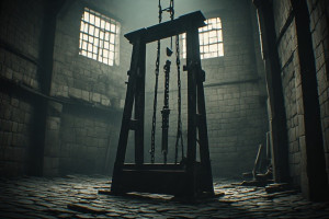 Guillotine in 1930s Munich prison - P2.jpg