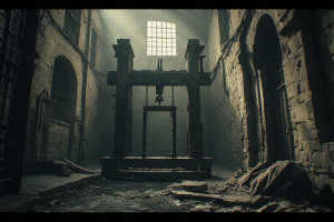 Guillotine in 1930s Munich prison - P4.jpg