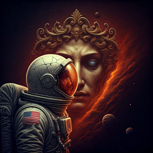 An astronaut stares into the face of an ancient deity - JFL.jpg