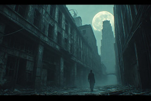 Ghost of time in abandoned haunted metropolis under full moon - P2.jpg