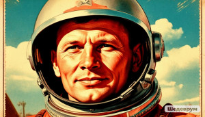 An astronaut stares into the face of an ancient deity - S.jpg