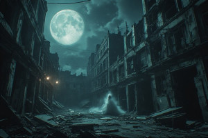 Ghost of time in abandoned haunted metropolis under full moon - P5.jpg