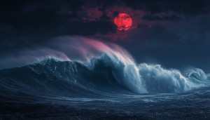 Giant rogue wave in Devil's Sea under blood moon - L.jpg